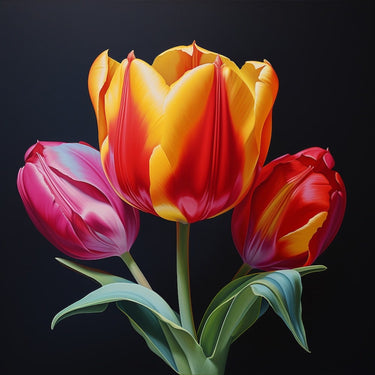 Modern Tulip canvas